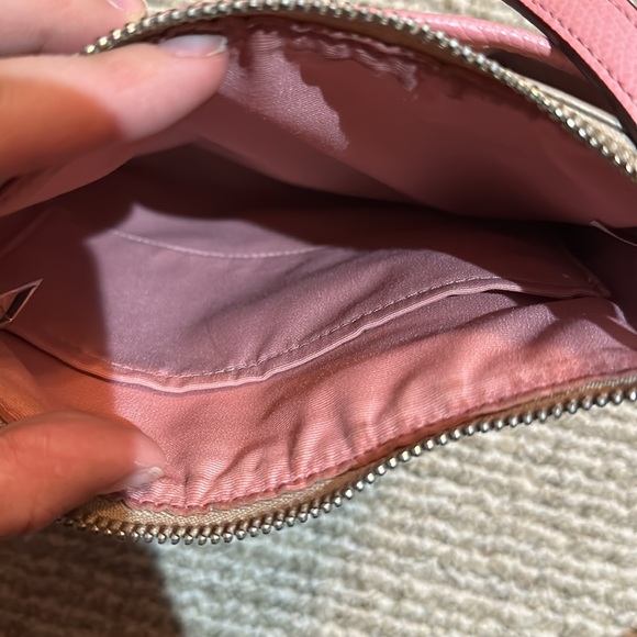 Coach light pink/khaki crossbody purse - Picture 7 of 7